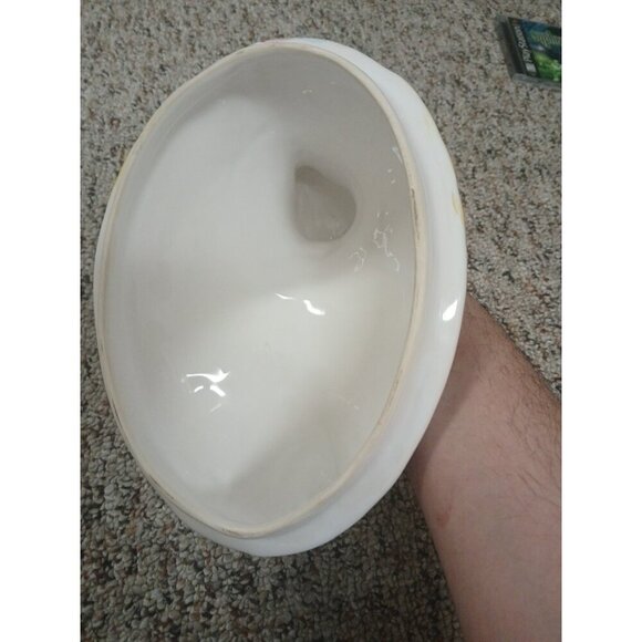 Vintage Hen On A Best Cookie Jar Large Portugal DD-40 - Picture 10 of 11